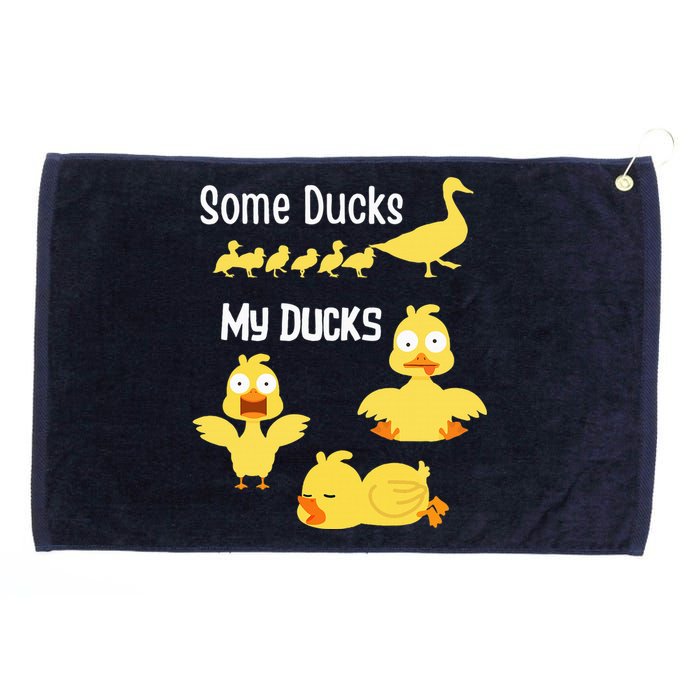 funny I don't have my ducks in a row Grommeted Golf Towel