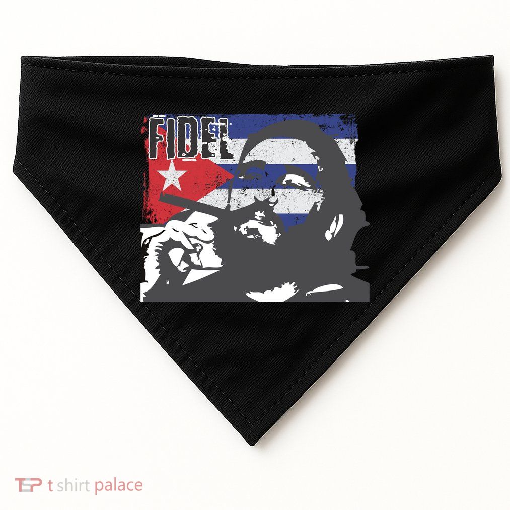 Fidel Castro USA-Made Doggie Bandana