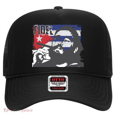 Fidel Castro High Crown Mesh Back Trucker Hat