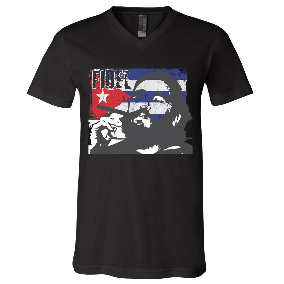 Fidel Castro V-Neck T-Shirt