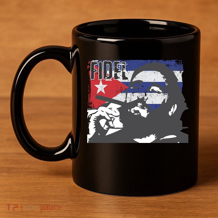 Fidel Castro 11oz C Handle Ceramic Mug