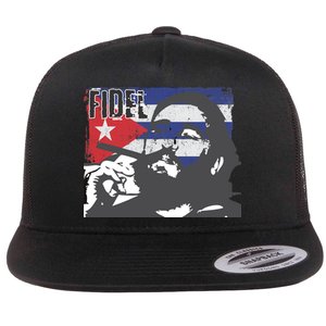 Fidel Castro Flat Bill Trucker Hat