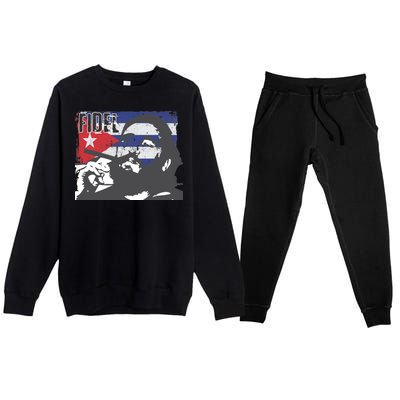 Fidel Castro Premium Crewneck Sweatsuit Set