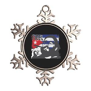 Fidel Castro Metallic Star Ornament