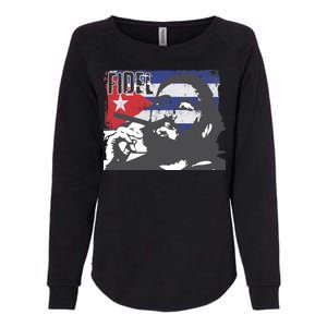 Fidel Castro Womens California Wash Sweatshirt