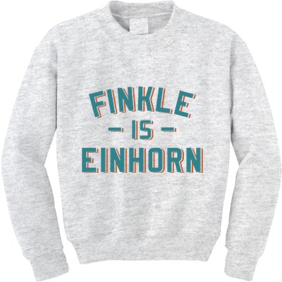 Finkle Is Einhorn Funny Movie Kids Sweatshirt
