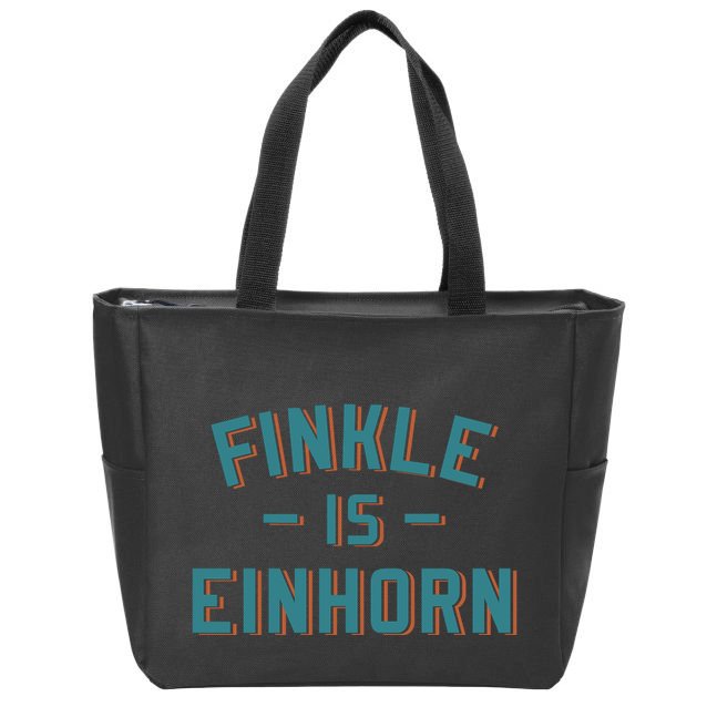 Finkle Is Einhorn Funny Movie Zip Tote Bag