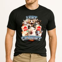 Funny I Eat Cement Cat Meme Cooling Performance Crew T-Shirt