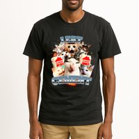 Funny I Eat Cement Cat Meme Tall T-Shirt