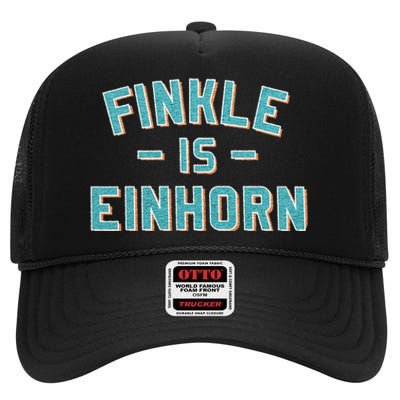 Finkle Is Einhorn High Crown Mesh Back Trucker Hat