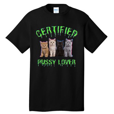 Funny Inappropriate Embarrassing Adult Humor Cat Lover Tall T-Shirt