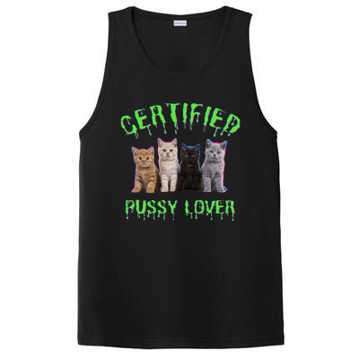 Funny Inappropriate Embarrassing Adult Humor Cat Lover PosiCharge Competitor Tank