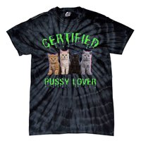 Funny Inappropriate Embarrassing Adult Humor Cat Lover Tie-Dye T-Shirt