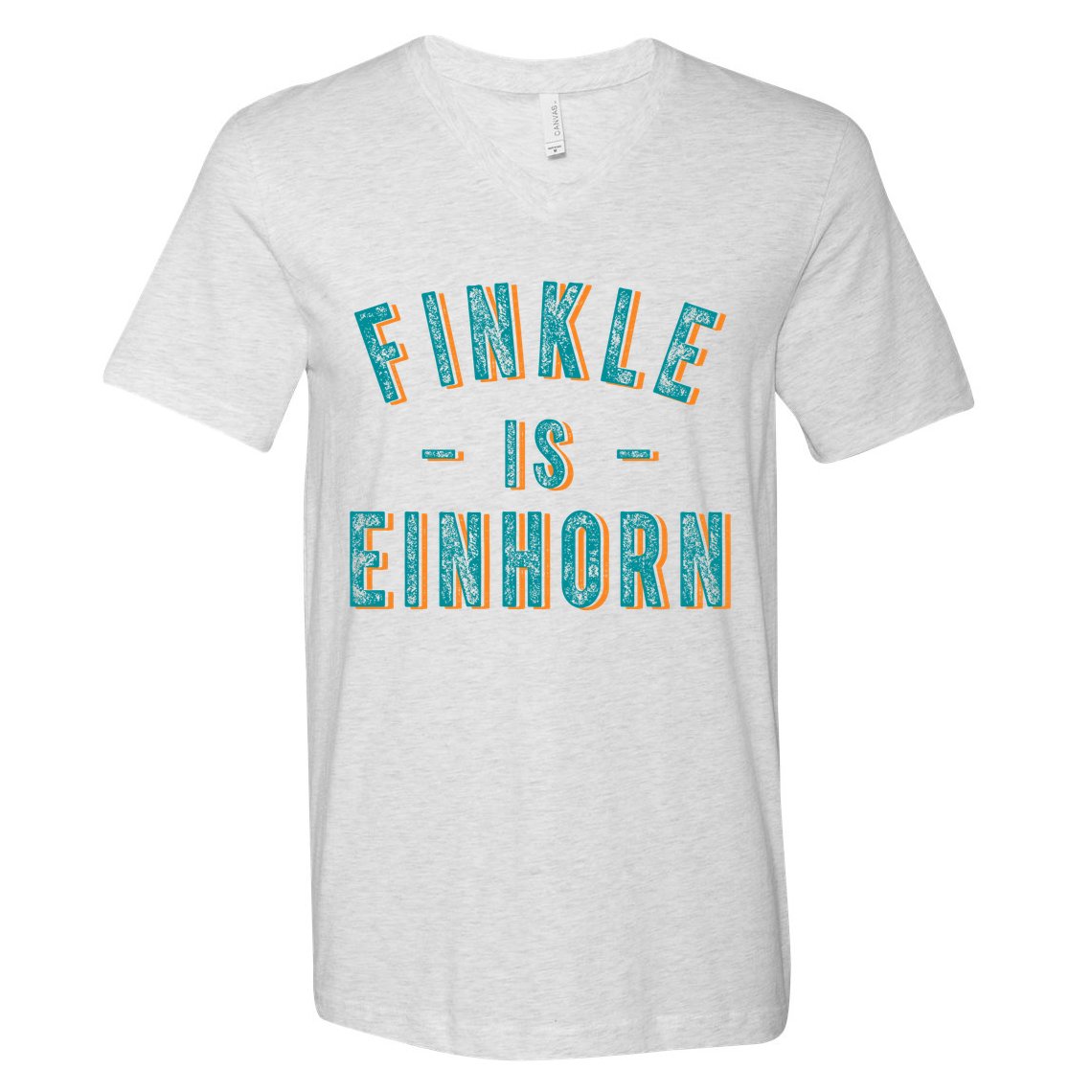 Finkle Is Einhorn V-Neck T-Shirt