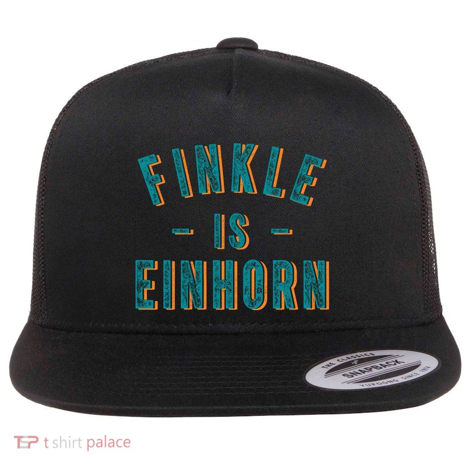 Finkle Is Einhorn Flat Bill Trucker Hat