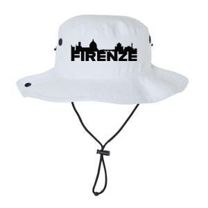 Firenze Italy Europe City Skyline Silhouette Outline Sketch Legacy Cool Fit Booney Bucket Hat