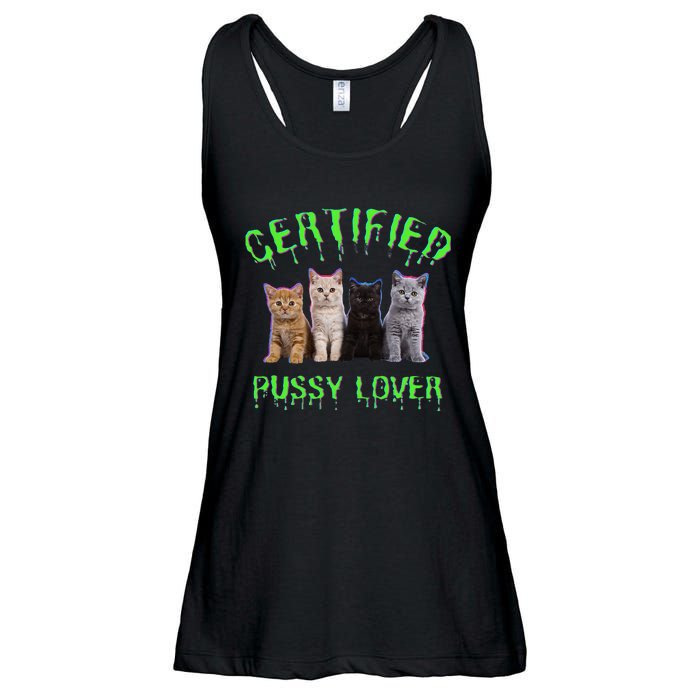 Funny Inappropriate Embarrassing Adult Humor Cat Lover Ladies Essential Flowy Tank