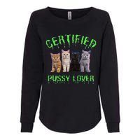 Funny Inappropriate Embarrassing Adult Humor Cat Lover Womens California Wash Sweatshirt