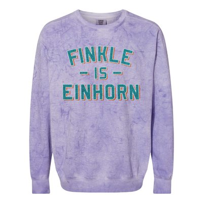 Finkle Is Einhorn Colorblast Crewneck Sweatshirt