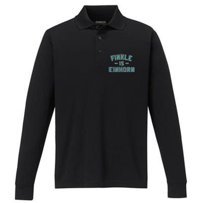 Finkle Is Einhorn Performance Long Sleeve Polo