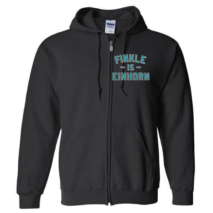 Finkle Is Einhorn Full Zip Hoodie