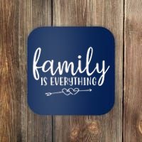 Family Is Everything Parents Home Coaster