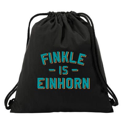 Finkle Is Einhorn Funny Drawstring Bag