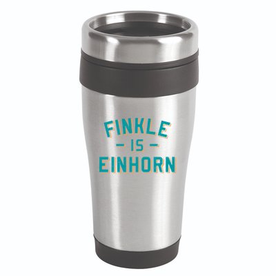 Finkle Is Einhorn Funny 16oz Travel Tumbler