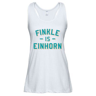 Finkle Is Einhorn Funny Ladies Essential Flowy Tank