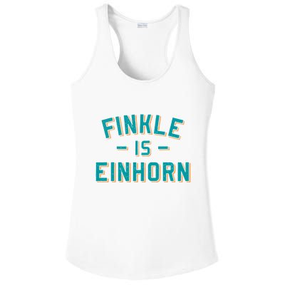 Finkle Is Einhorn Funny Ladies PosiCharge Competitor Racerback Tank