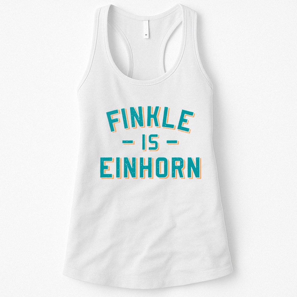 Finkle Is Einhorn Funny Womens Tank Top