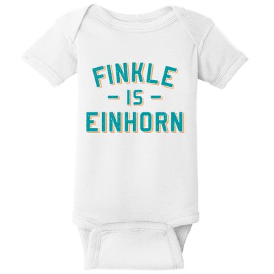 Finkle Is Einhorn Funny Baby Bodysuit