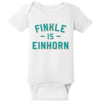 Finkle Is Einhorn Funny Baby Bodysuit