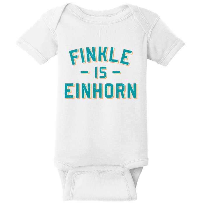 Finkle Is Einhorn Funny Baby Bodysuit