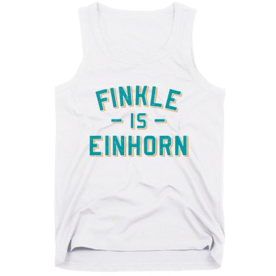 Finkle Is Einhorn Funny Tank Top