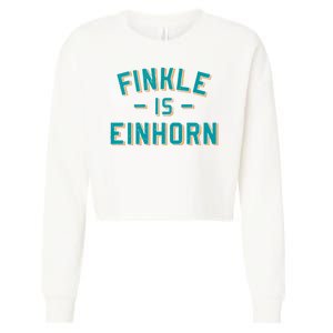 Finkle Is Einhorn Funny Cropped Pullover Crew