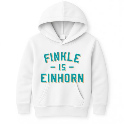 Finkle Is Einhorn Funny Kids Hoodie