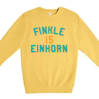 Finkle Is Einhorn Comedy Premium Crewneck Sweatshirt