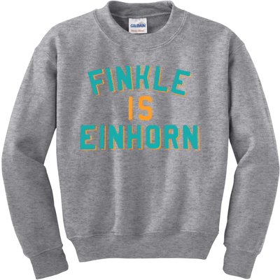 Finkle Is Einhorn Comedy Kids Sweatshirt