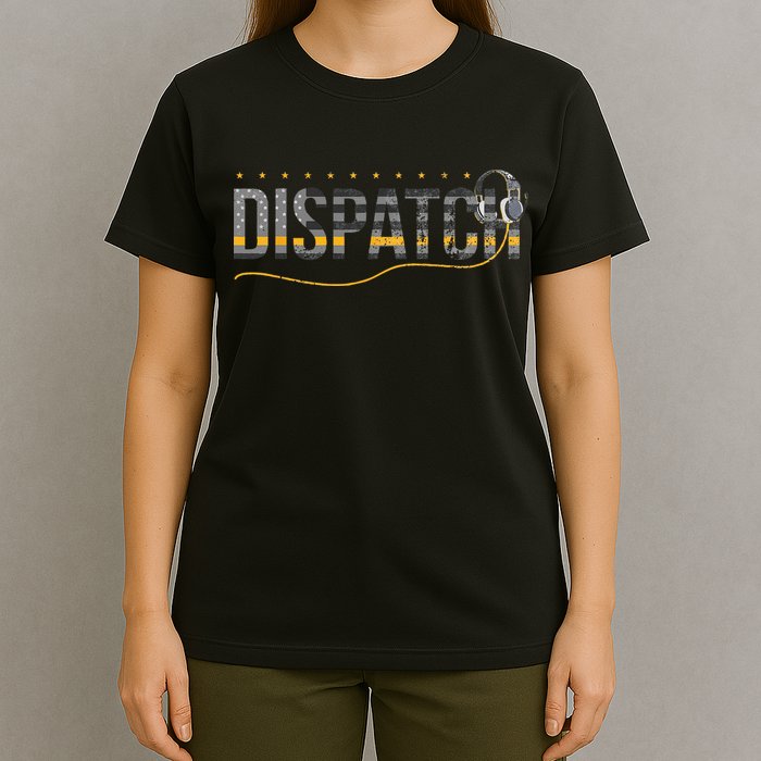 Fire I EMS I Police Or Thin Yellow Line For 911 Dispatcher T-Shirt