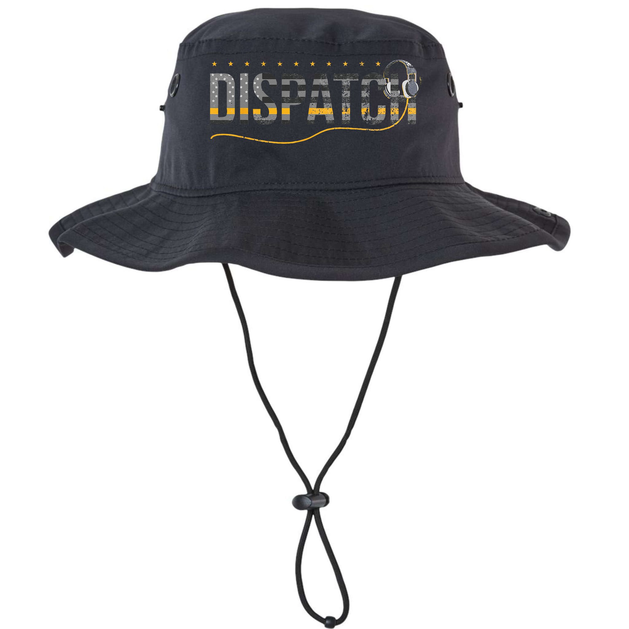 Fire I EMS I Police Or Thin Yellow Line For 911 Dispatcher Bucket Hat