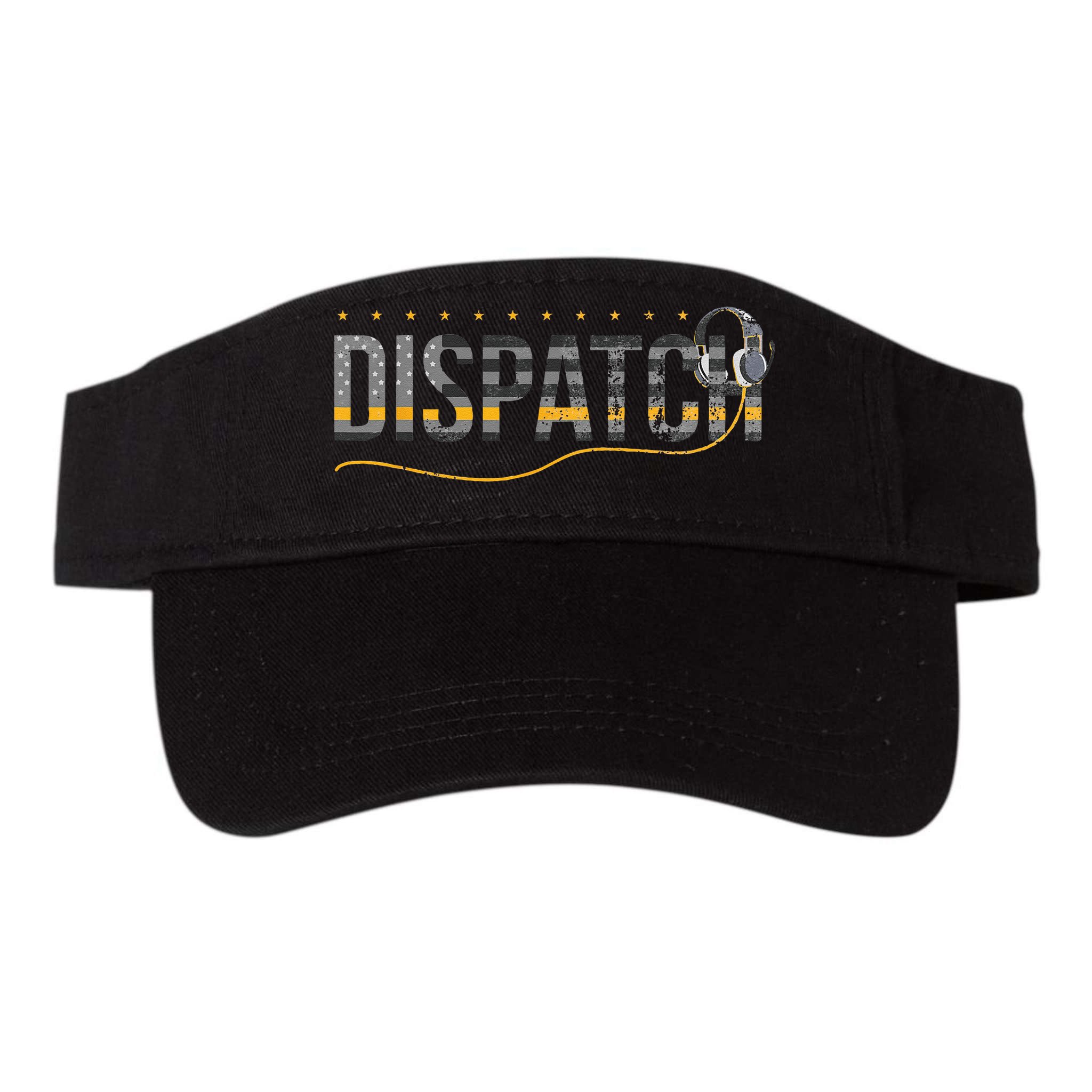 Fire I EMS I Police Or Thin Yellow Line For 911 Dispatcher Visor