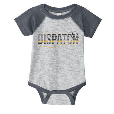 Fire I EMS I Police Or Thin Yellow Line For 911 Dispatcher Infant Baby Jersey Bodysuit