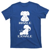 Funny Inhale Exhale Yoga Elephant Lover Save Elephant Gift T-Shirt