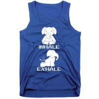 Funny Inhale Exhale Yoga Elephant Lover Save Elephant Gift Tank Top