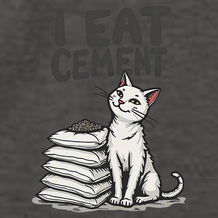 Funny I Eat Cement Meme Cat Vector Backpack