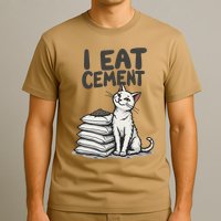 Funny I Eat Cement Meme Cat T-Shirt