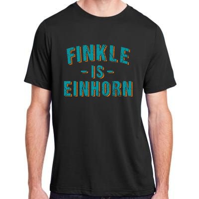 Finkle Is Einhorn Simple Text Vintage Retro Adult ChromaSoft Performance T-Shirt