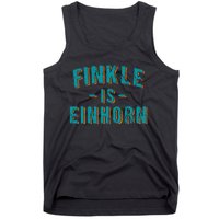 Finkle Is Einhorn Simple Text Vintage Retro Tank Top