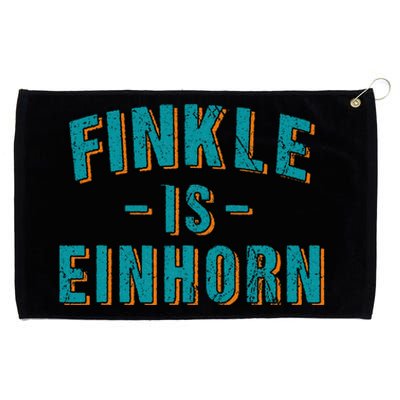 Finkle Is Einhorn Simple Text Vintage Retro Grommeted Golf Towel